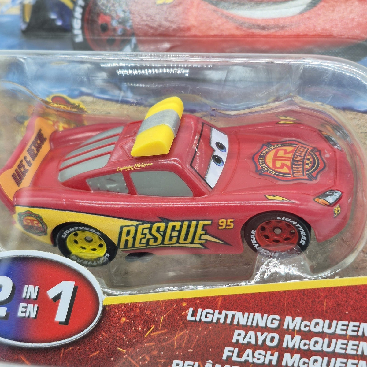 Race And Rescue Lightning Mcqueen Color Changers Disney Pixar Cars 1:551