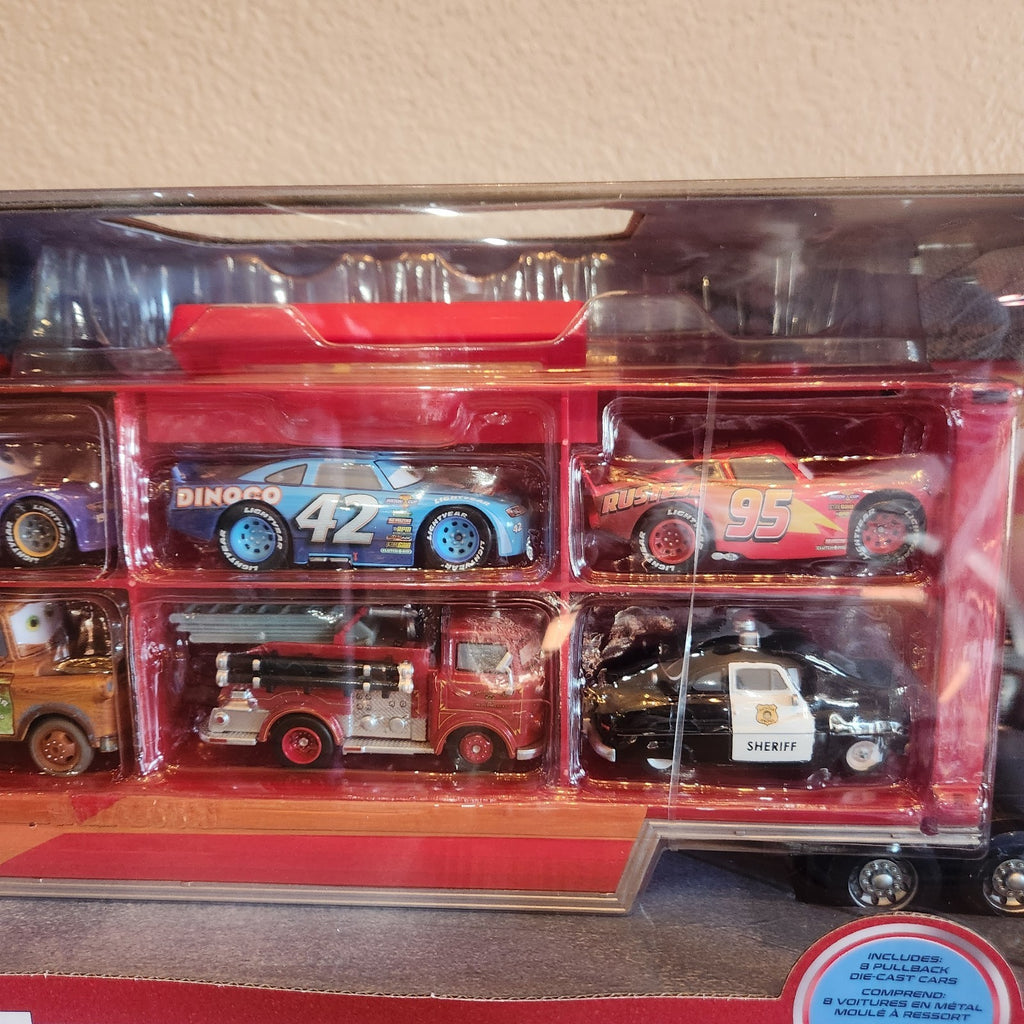 Disney Parks 2025 Pixar Cars Mack Hauler Truck Vehicle Playset Lights Up 1:433