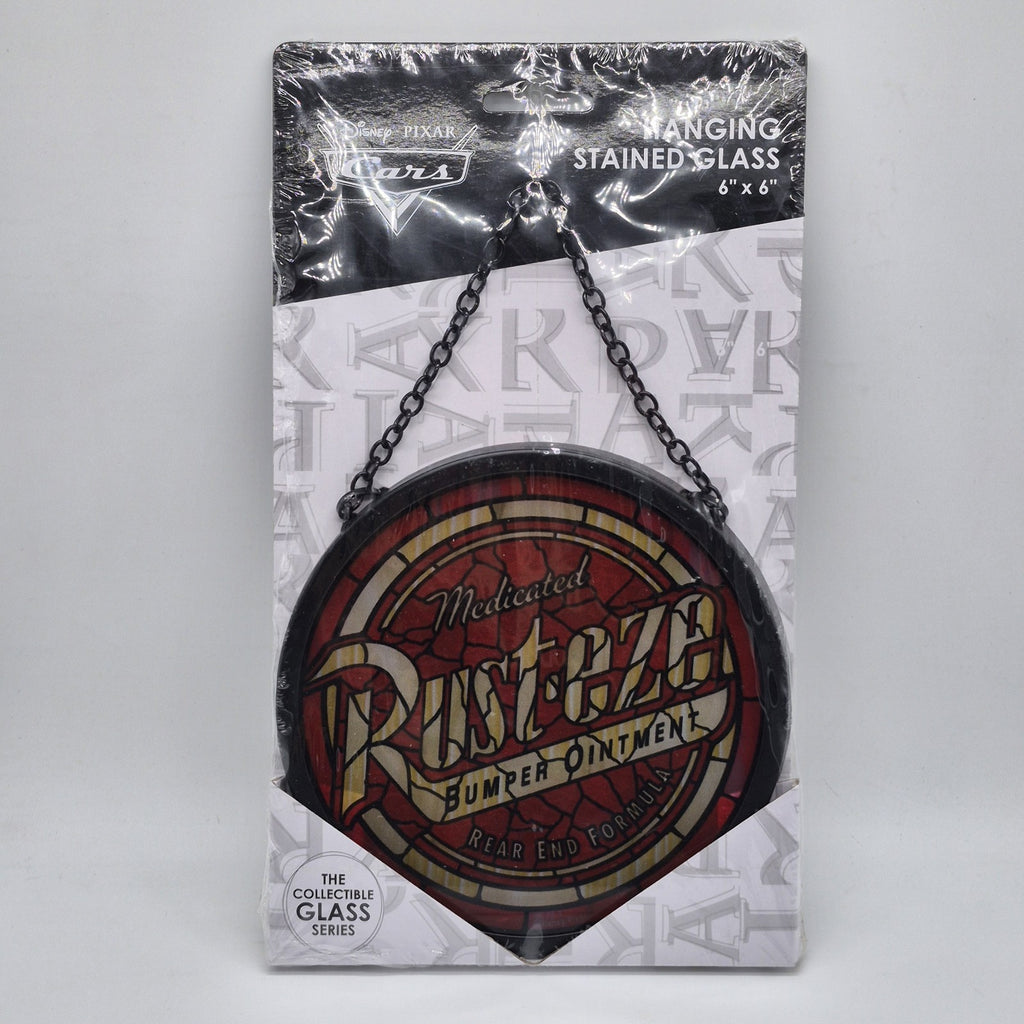 Disney Pixar Cars Rusteze Hanging Stained Glass Wall Decor 2026 Disney 6x61