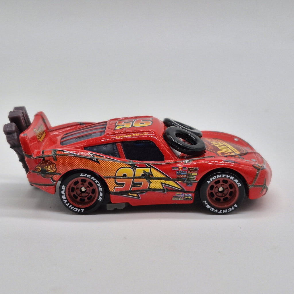 Spinout Lightning Mcqueen Loose Disney Pixar Cars 1:55 Diecast Car Mattel 6