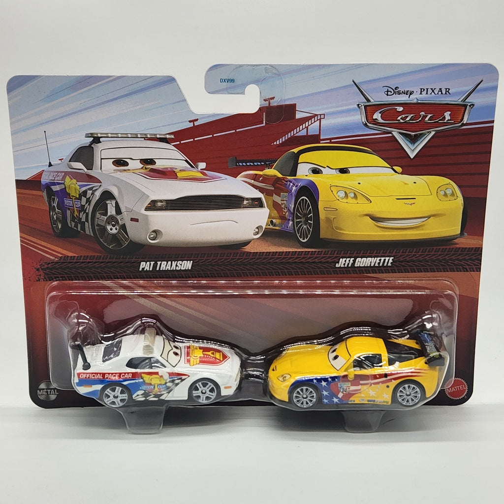 Jeff Gorvette Pat Traxson 2026 Disney Pixar Cars 1:55 (1$ Shipping On Added Cars0
