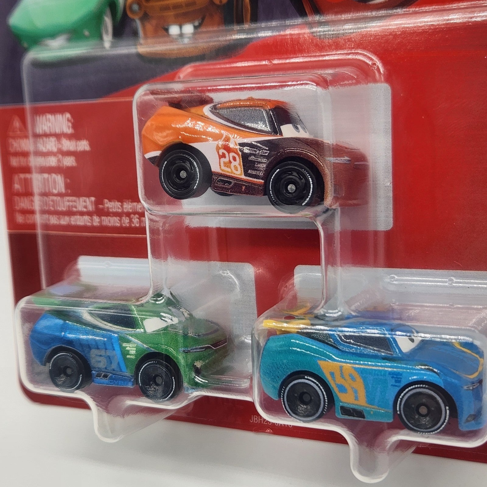 Disney and Pixar Cars Mini Racers Jim Reverick Tim Treadless Michael Rotor0