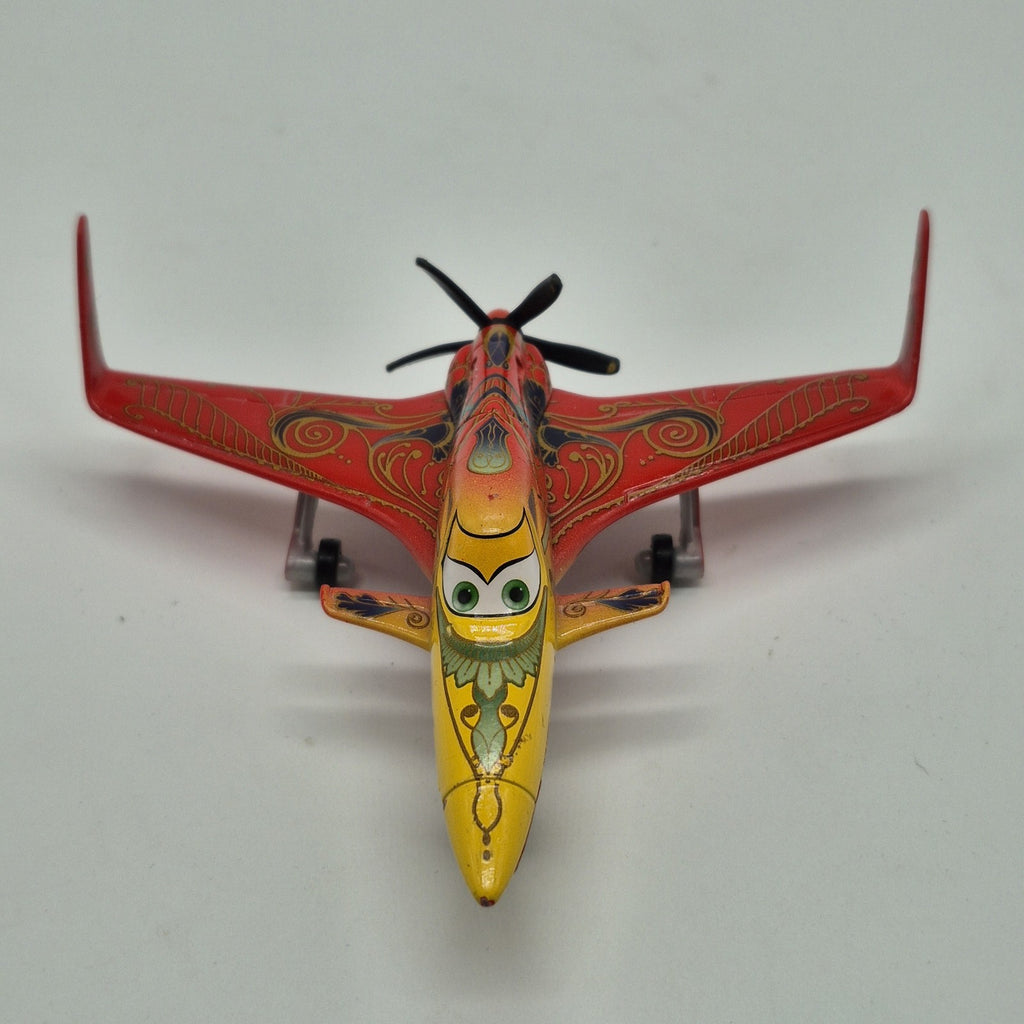 Ishani 2013 Disney Pixar Planes 1:55 Diecast Toy Indian Racer Mattel 3