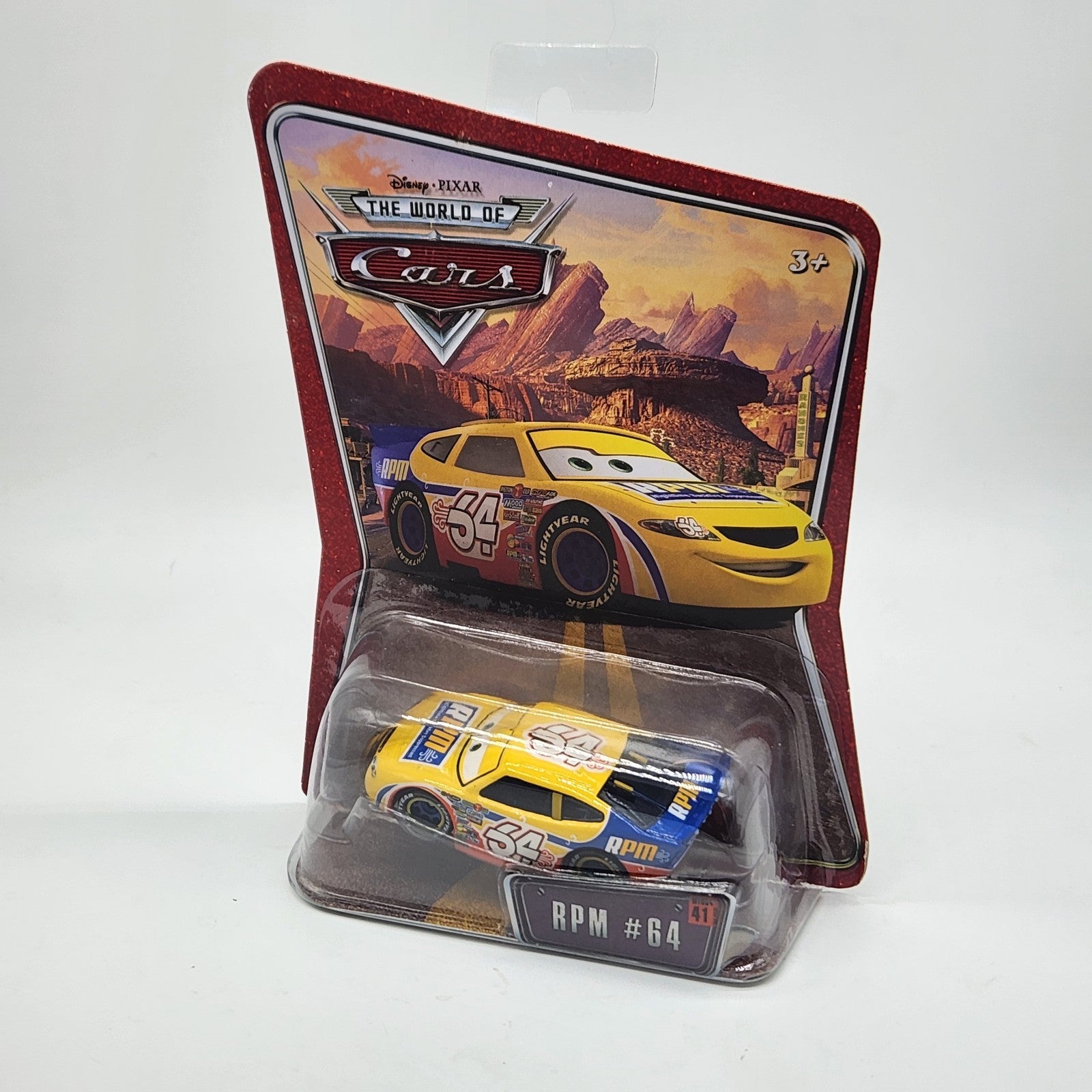 Winford Bradford RPM #64 Disney Pixar World Of Cars 2008 1:55 Diecast Toy3
