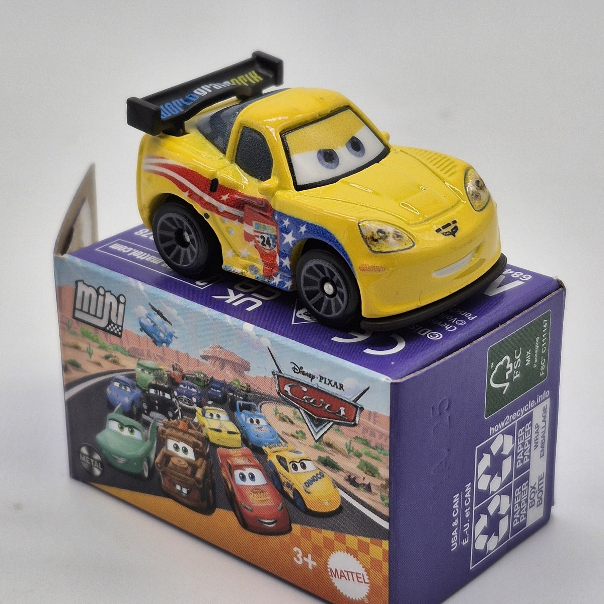 Jeff Gorvetter 2026 Disney Pixar Cars 2 Mini Racer 1:87 Diecast Car0