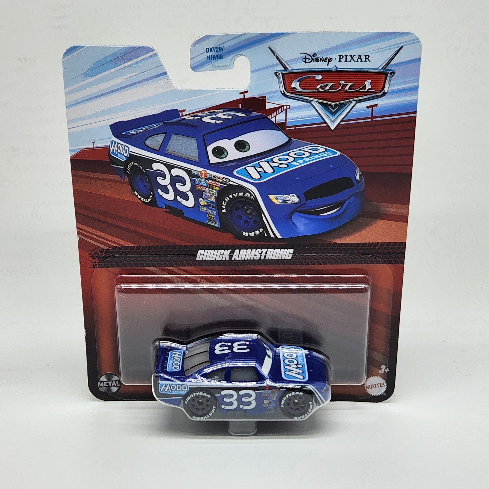 Disney Pixar Cars Chuck Armstrong Mood Springs 2025 NEW 1:55 Metal Diecast0