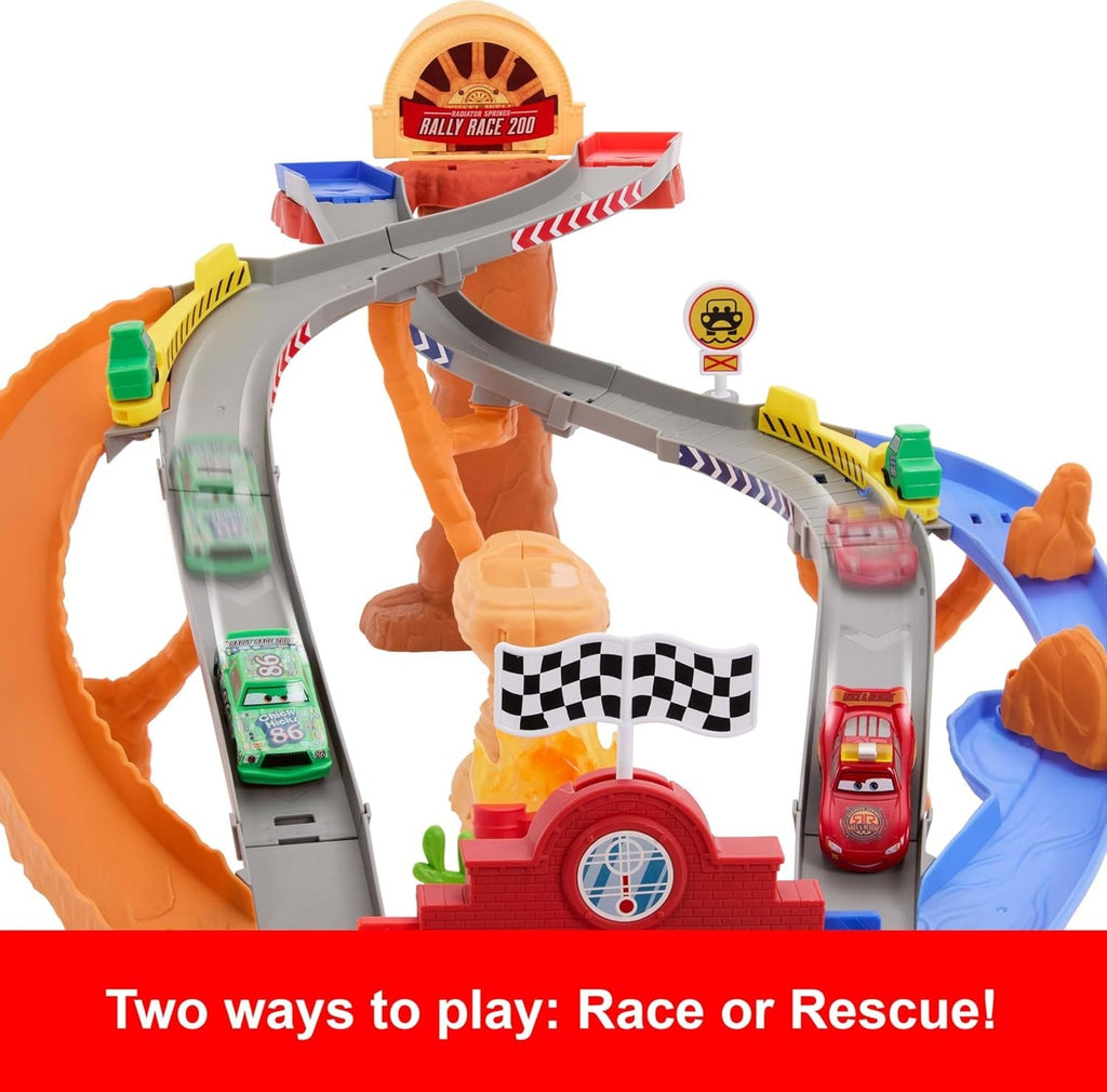 Rescue Road Raceway 2025 Disney Pixar Cars Playset 1:55 Mattel Toy NEW3