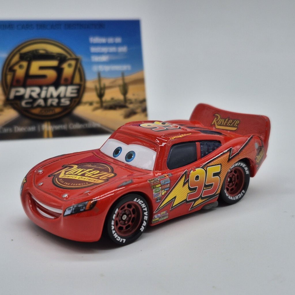 Classic Lightning McQueen Loose Disney Pixar Cars 1:55 Diecast Car Rusteze0