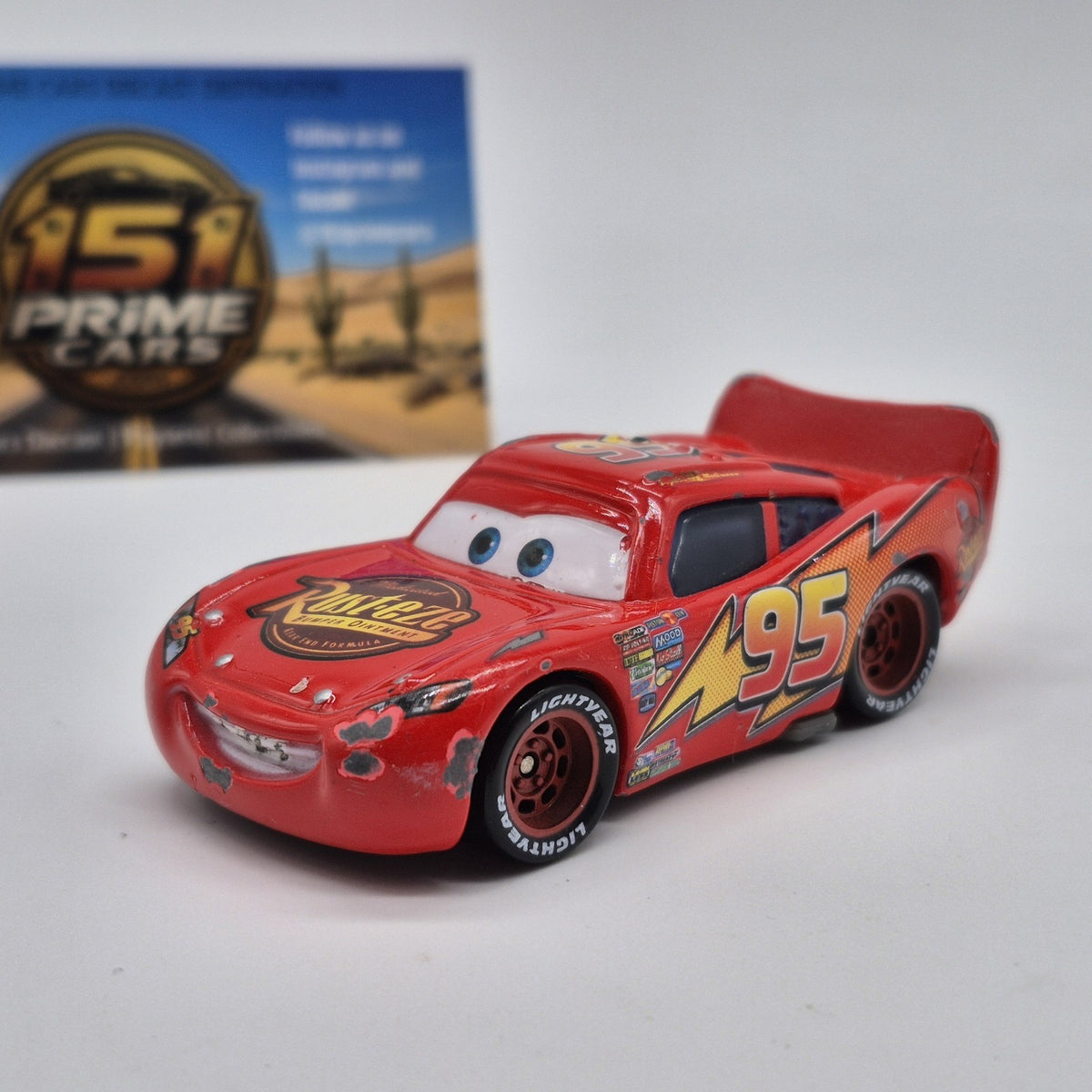 Bug Mouth Lightning Mcqueen Loose Disney Pixar Cars 1:55 Diecast Used0