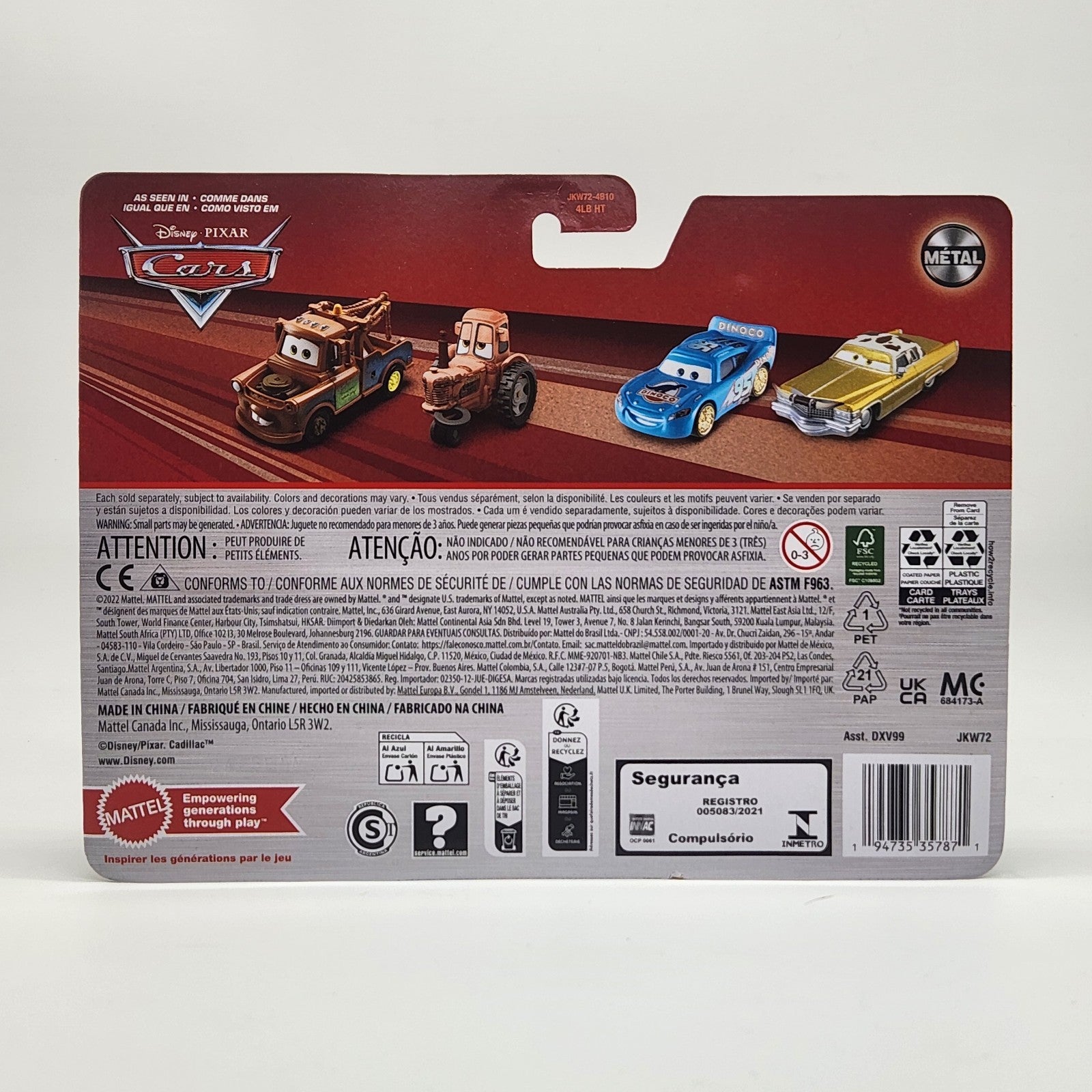 Jeff Gorvette Pat Traxson 2026 Disney Pixar Cars 1:55 (1$ Shipping On Added Cars3
