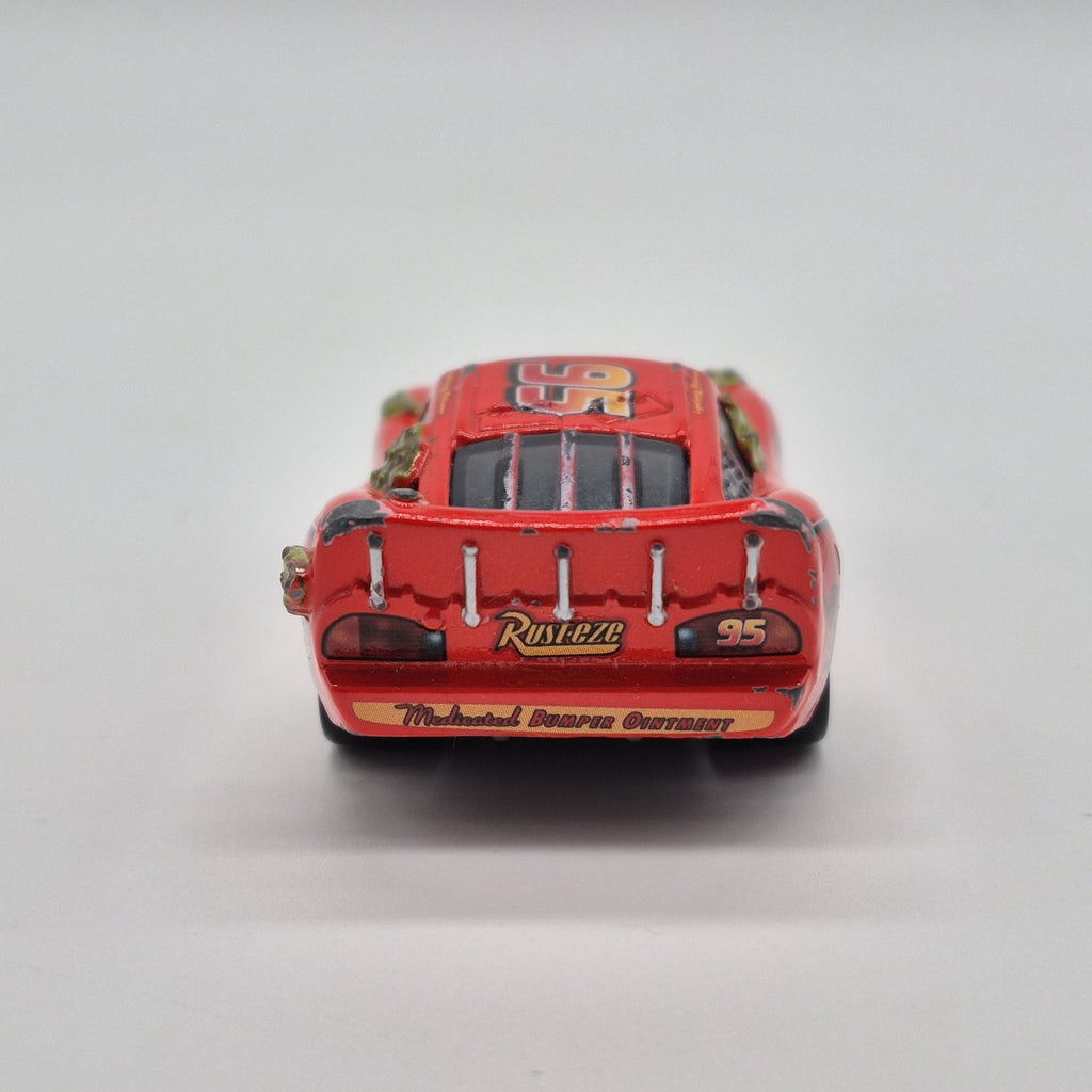 Disney Pixar Cars Cactus Lightning McQueen 1:55 Diecast Rust-eze #954