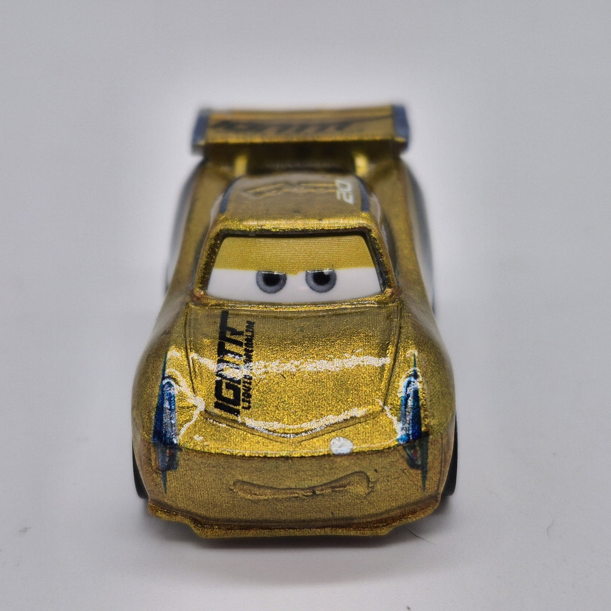 Gold Jackson Storm Mini Disney Pixar Cars 1:87 Diecast Rare6