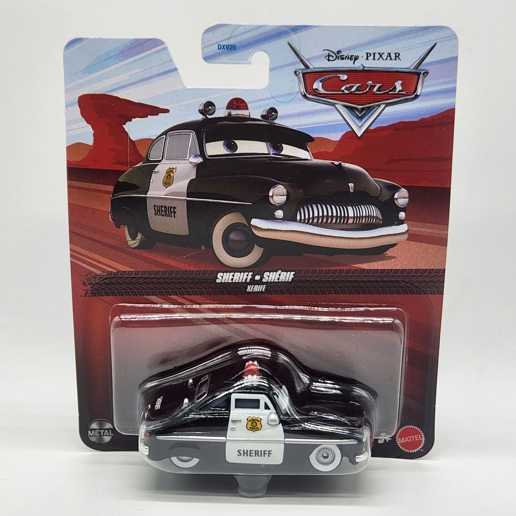 2026 Case A Disney Pixar Cars Sheriff 1:55 Mattel Diecast Police Car0