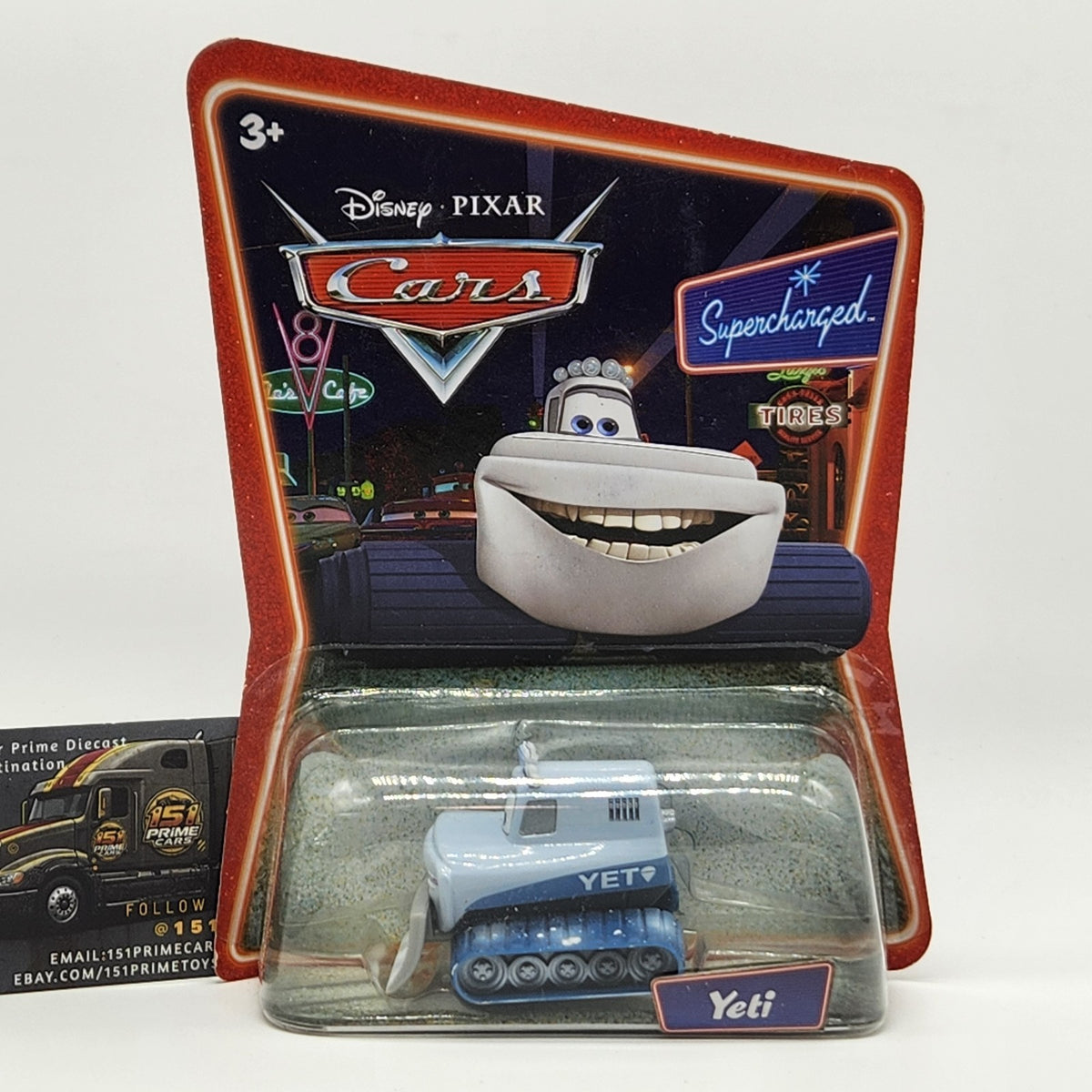 Yeti Supercharged Disney Pixar Cars 2007 Diecast 1:55 Mattel Toy0