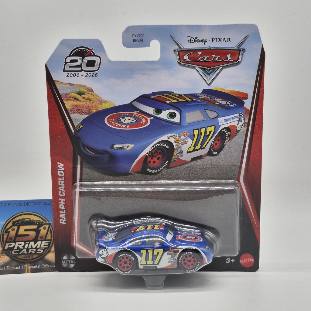 Ralph Carlow 20th Anniversary Disney Pixar Cars 2026 1:55 Diecast Torquey Piston0