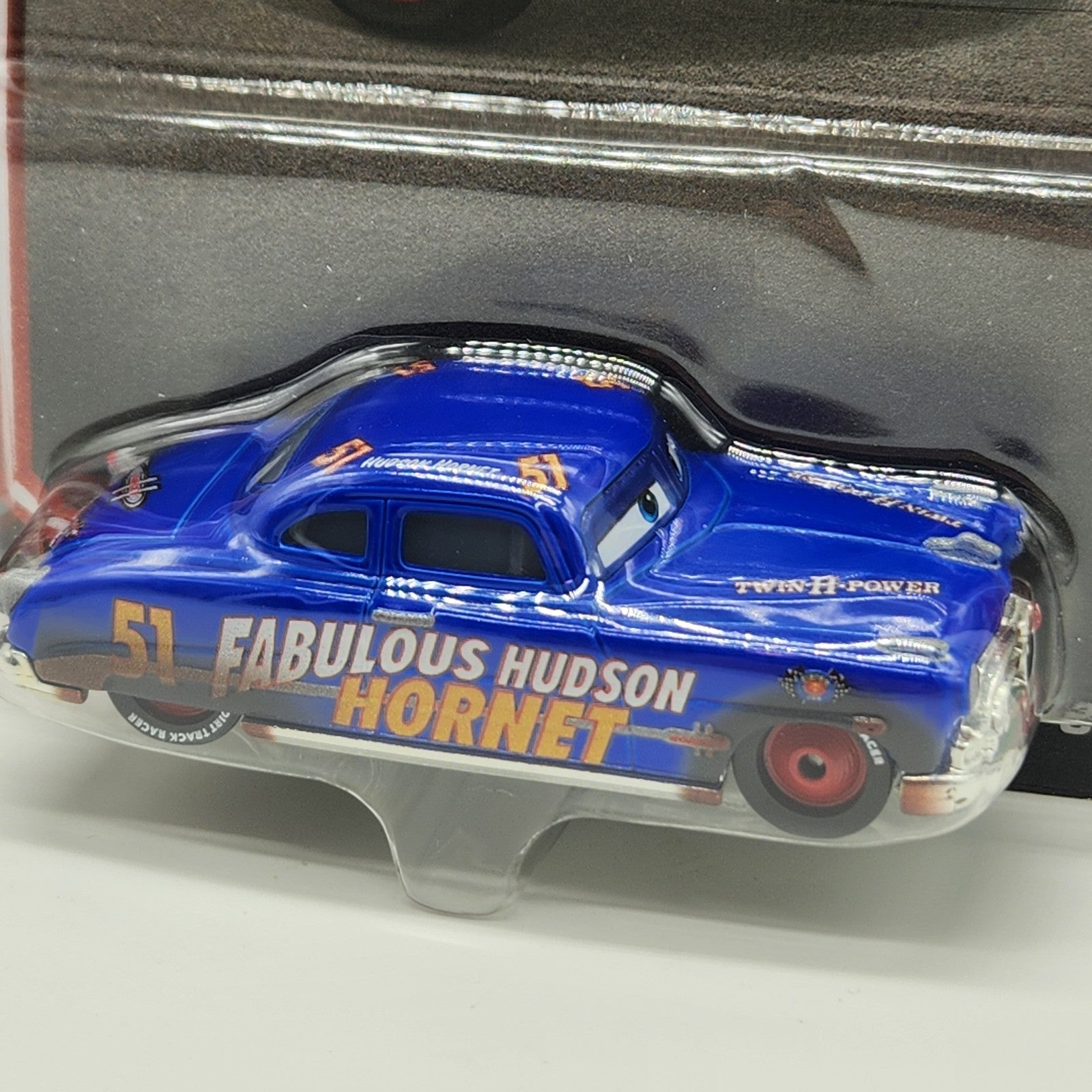Disney Pixar Cars 20th Anniversary Card - Dirt Track Fabulous Hudson Hornet1