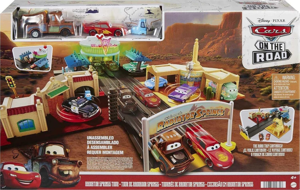 Disney Pixar Cars On The Road Radiator Springs Tour Playset 2025 Mattel NEW0
