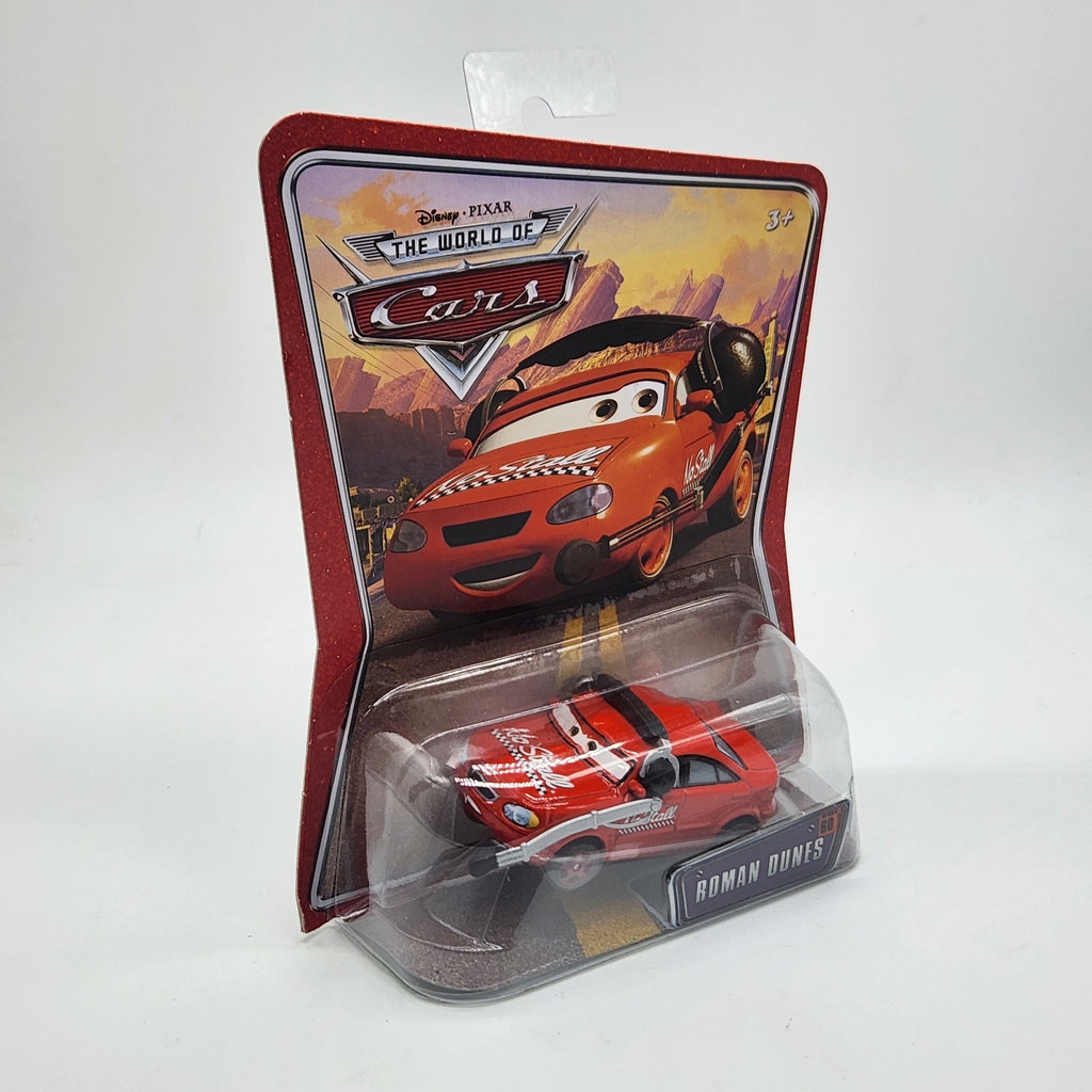 Disney Pixar Cars 2008 World Of Cars Roman Dunes #60 No Stall Pit Crew1