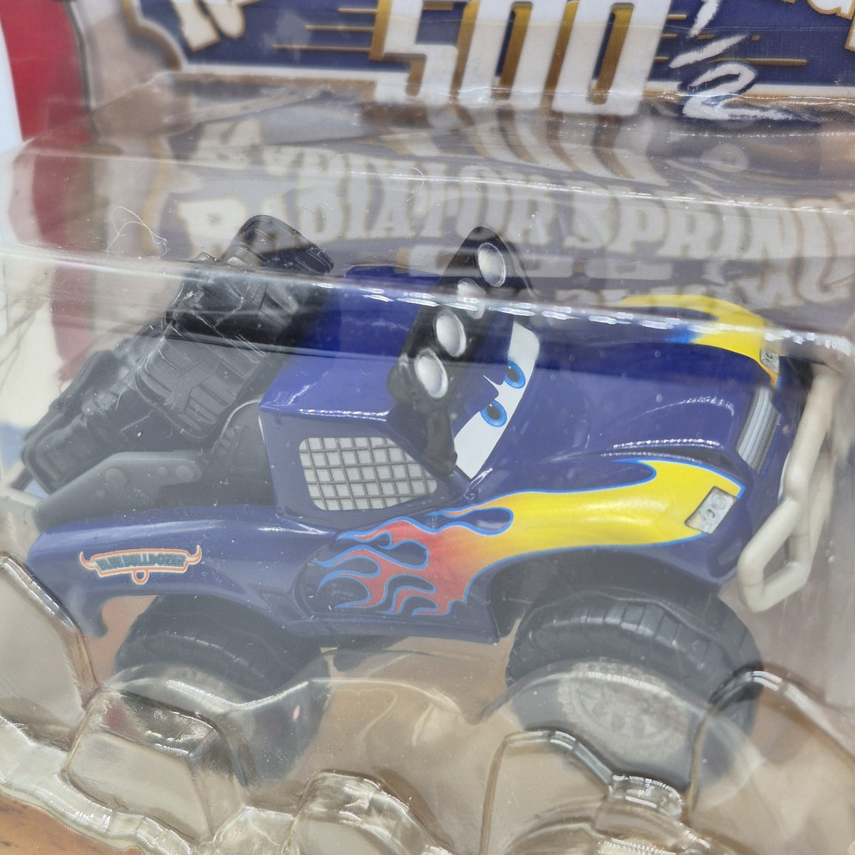 DISNEY CARS THE RADIATOR SPRINGS 500 1/2 BLUE GRIT WITH OFF ROAD TIRES Diecast1