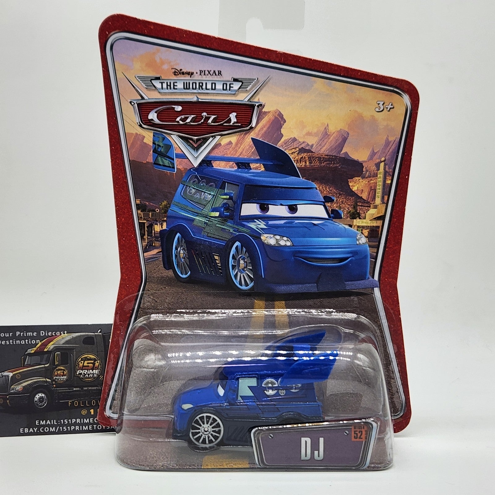 Disney Pixar The World of Cars 2008 DJ #52 Diecast Mattel 1:550
