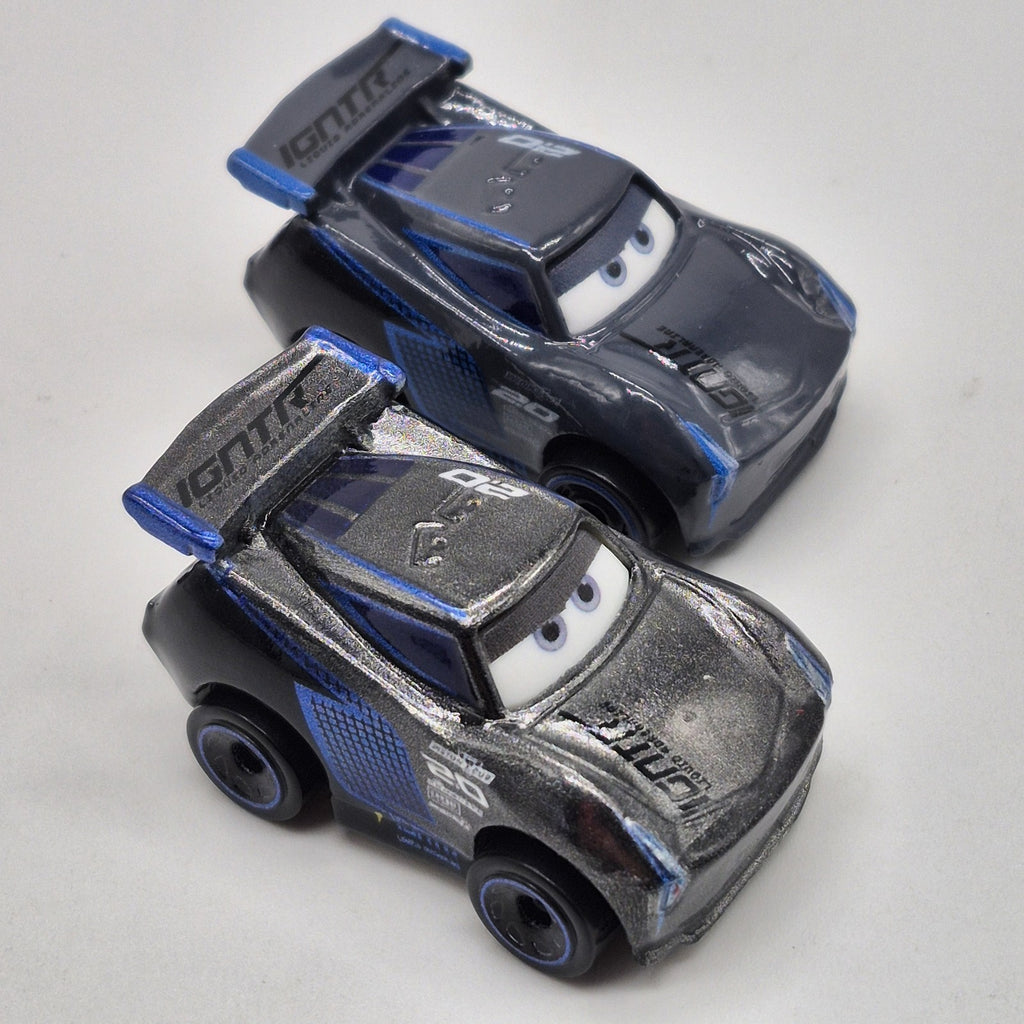 Metallic Jackson Storm Disney Pixar Cars Mini Racers 1:87 Diecast Toy Car3