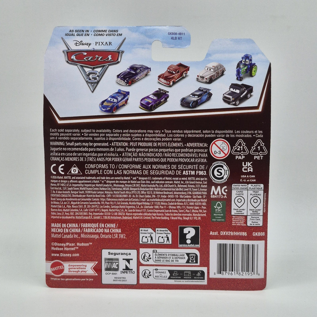 Noah Gocek 2026 Disney Pixar Cars 20th Anniversary 1:55 Diecast Car Mattel 2