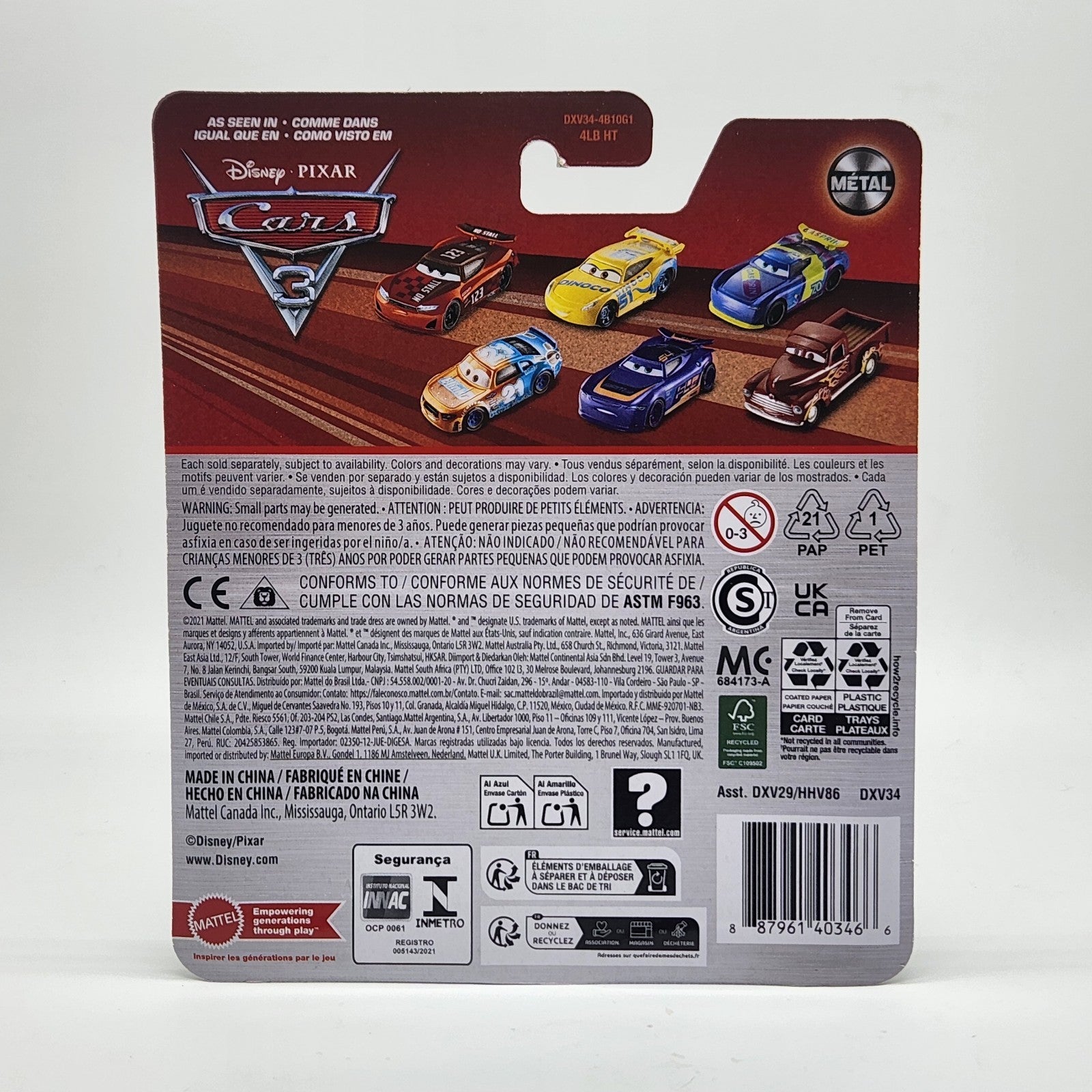 Jackson Storm 2026 Disney Pixar Cars 3 Diecast 1:55 Mattel2