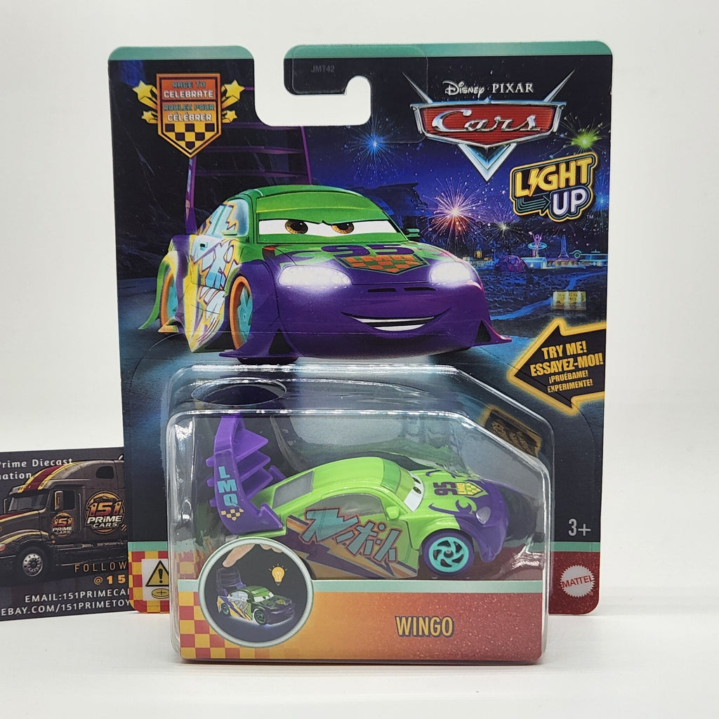 Disney Pixar Cars Race to Celebrate LIGHT UP WINGO New 20260