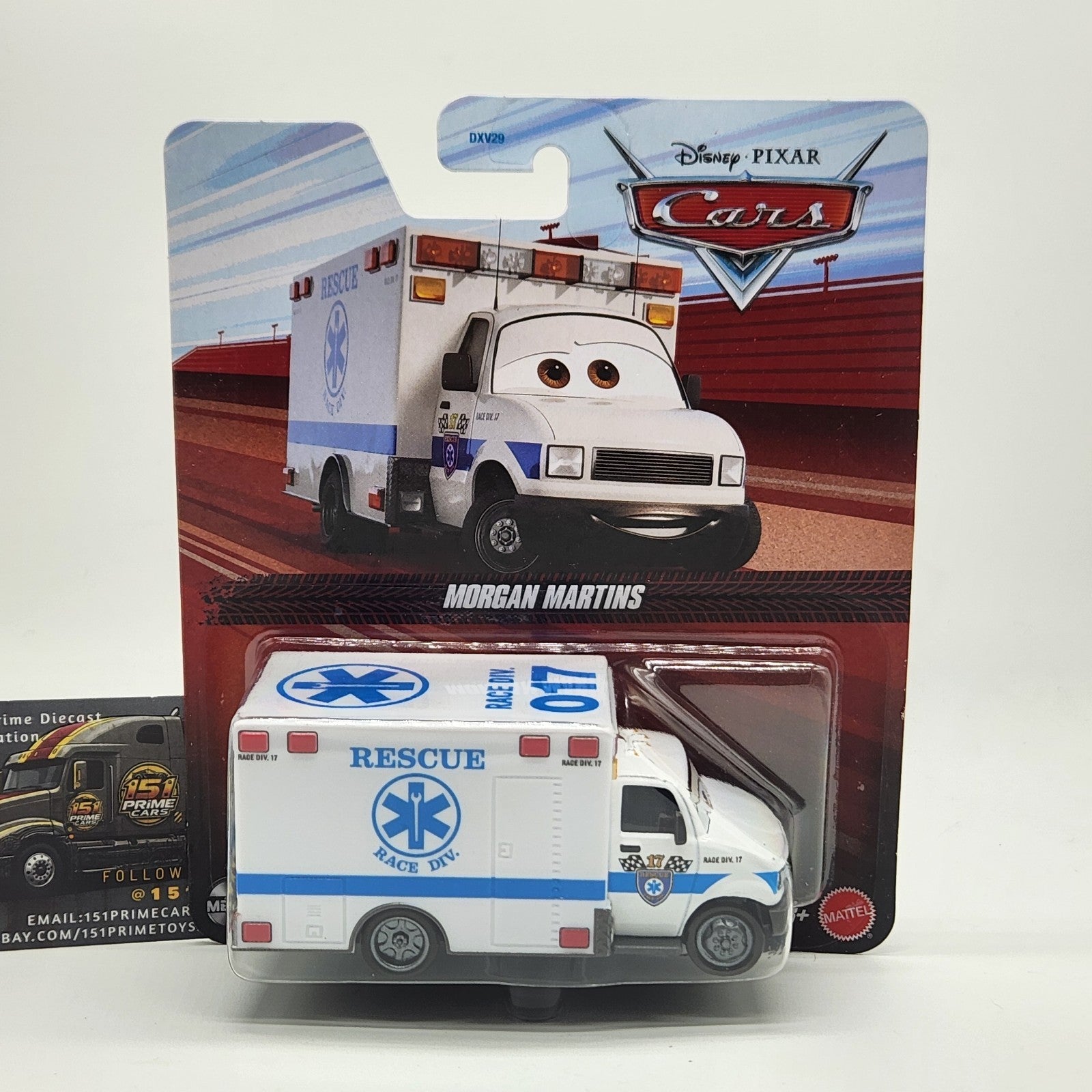 Morgan Martins Rescue Race Division Disney Pixar Cars 3 Mattel 2026 Release 1:550