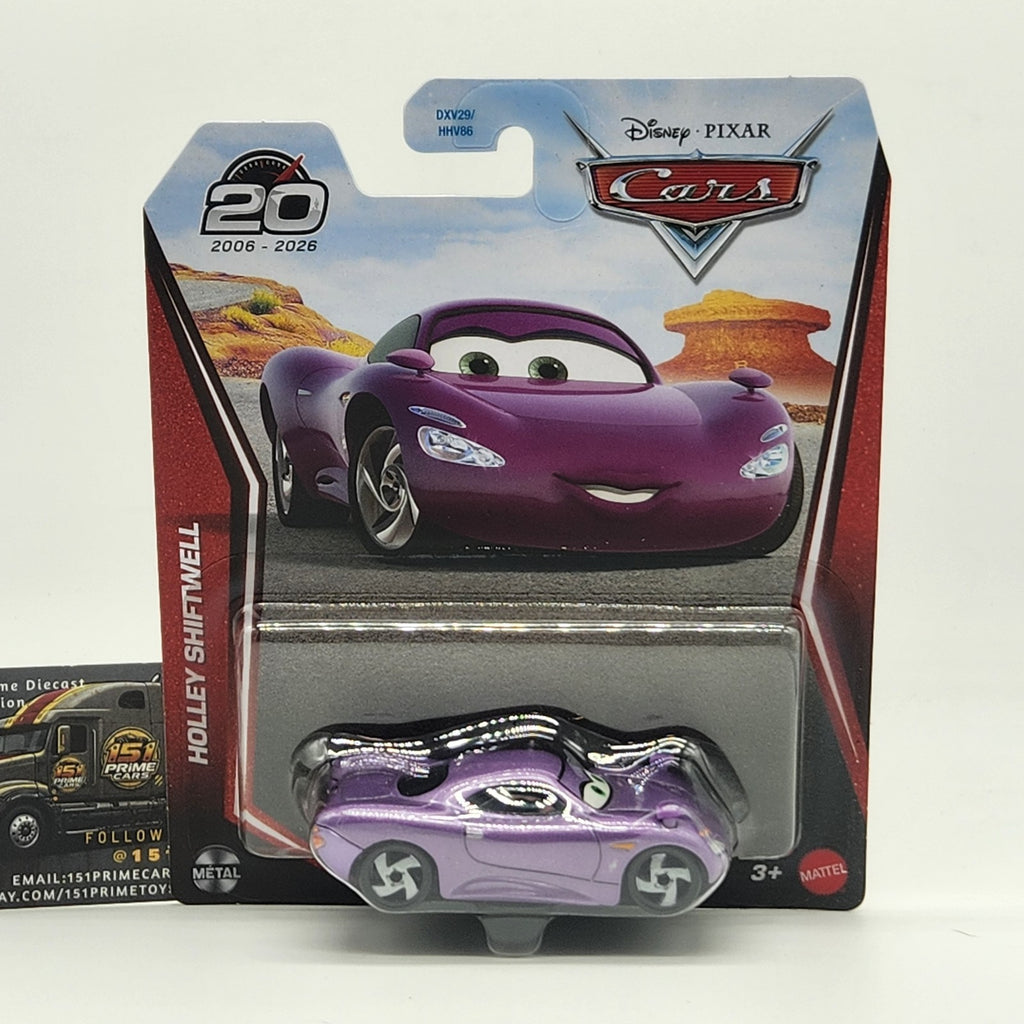 Holley Shiftwell 20th Anniversary 2026 Disney Pixar Cars 1:55 Mattel New0