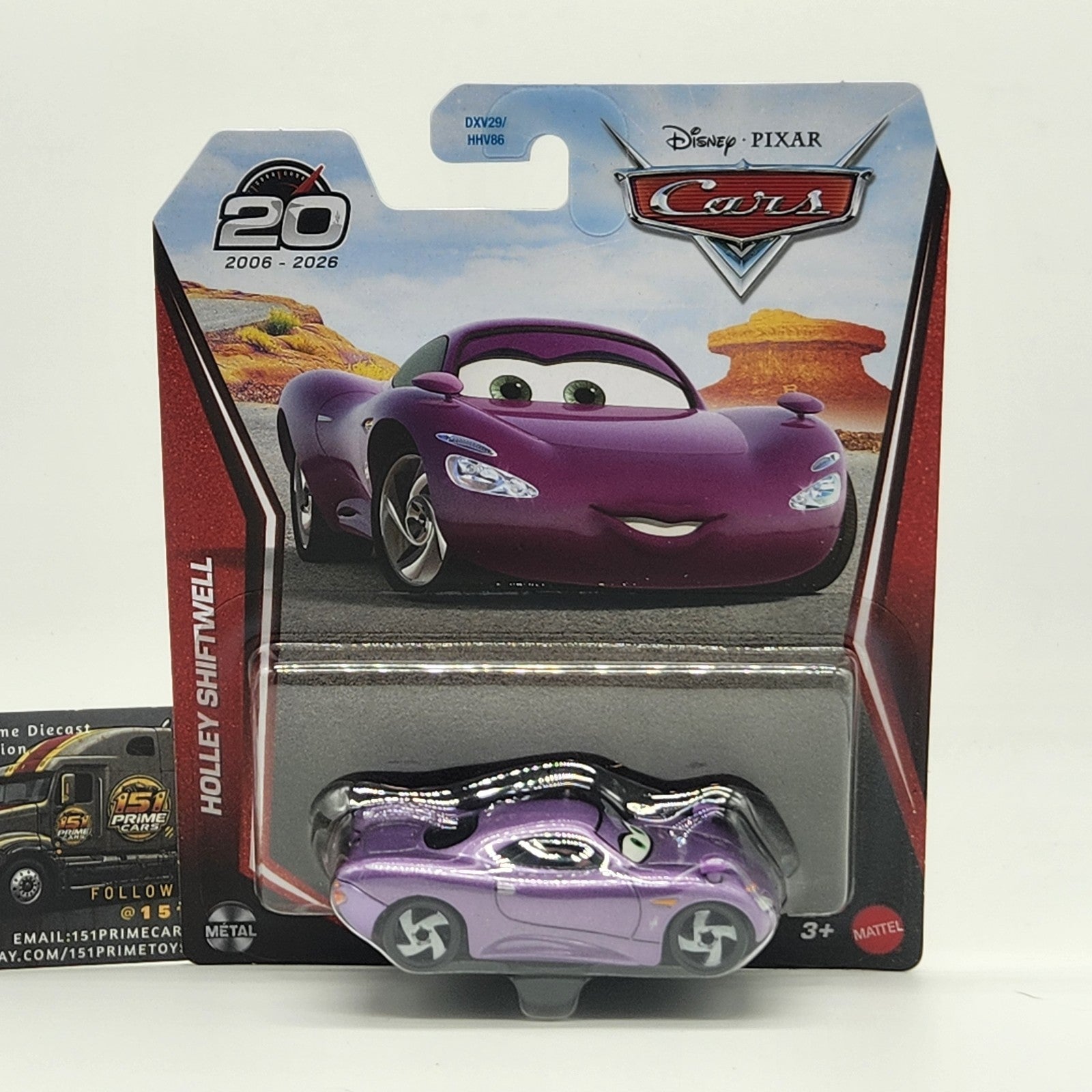 Holley Shiftwell 20th Anniversary 2026 Disney Pixar Cars 1:55 Mattel New0