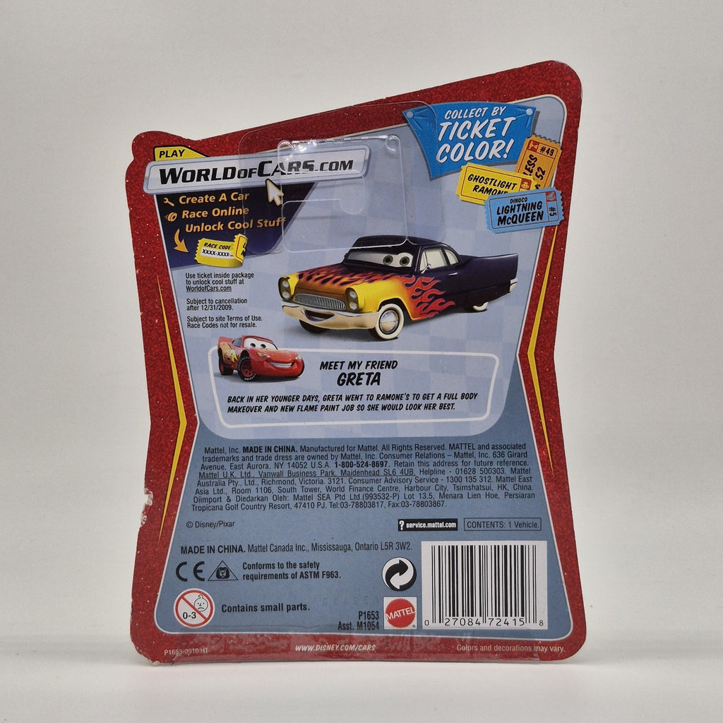 DISNEY PIXAR CARS VITOLINE PiTTY #96 RACE O RAMA SERIES 2009 NEW DIECAST MATTEL2