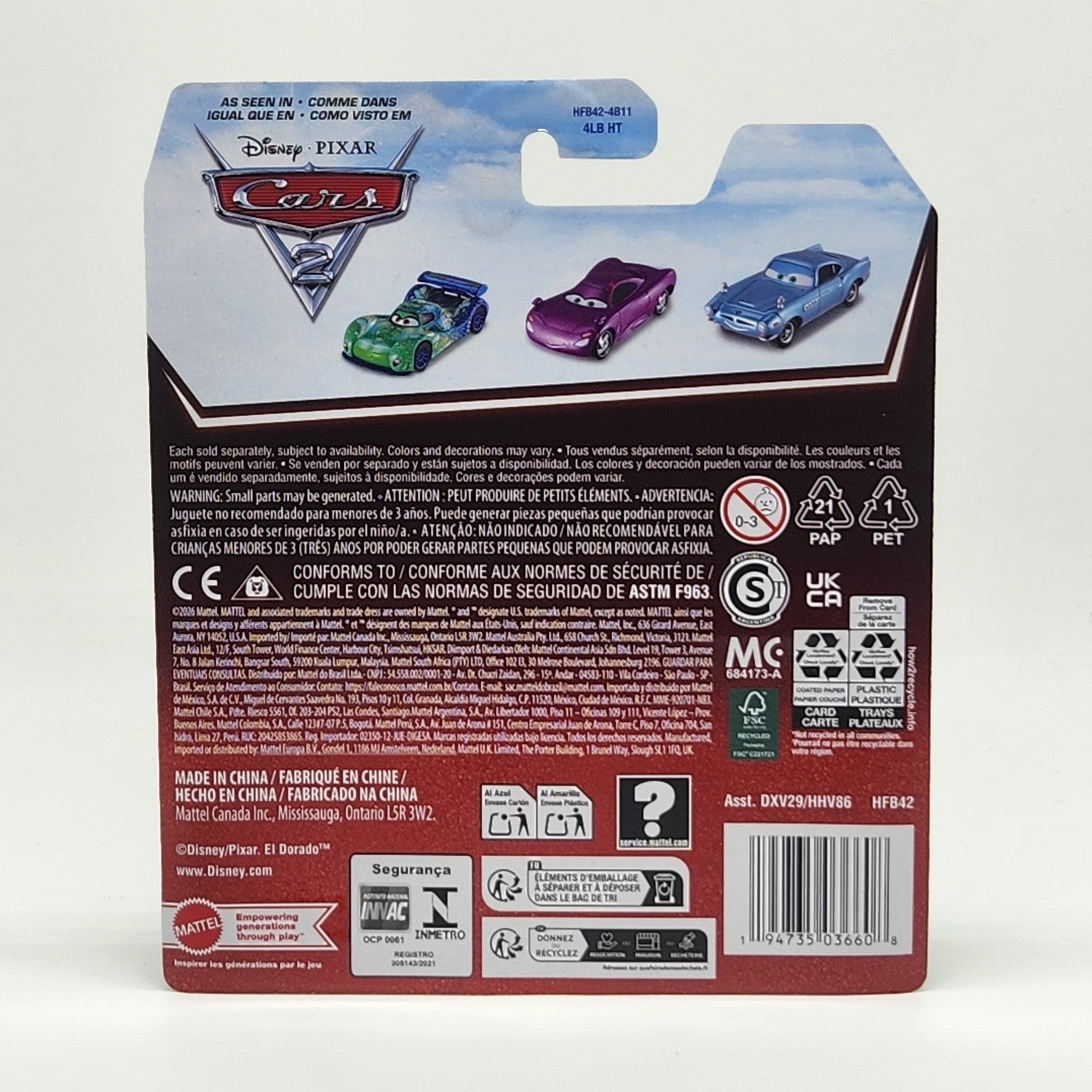 Mel Dorado 20th Anniversary Disney Pixar Cars 1:55 2026 New Diecast Mattel3