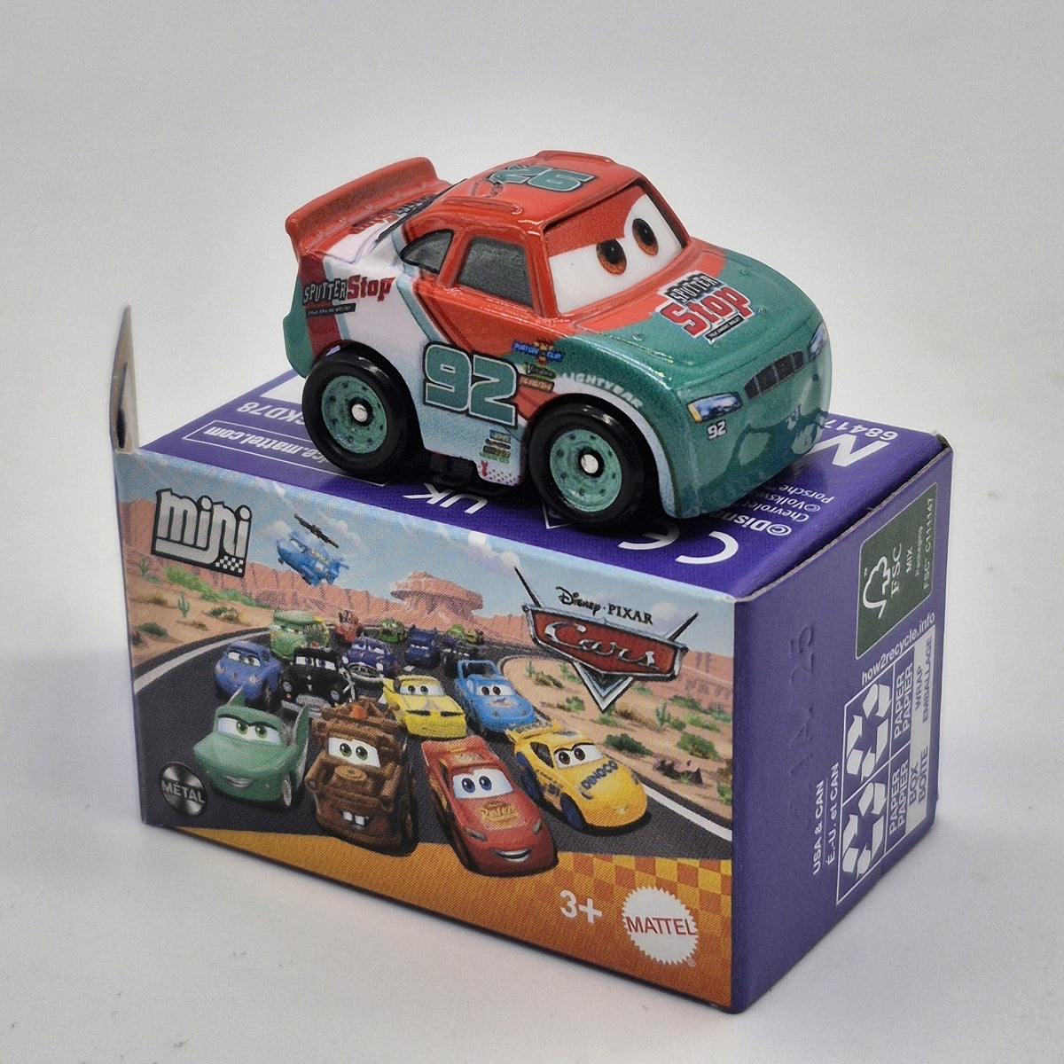 Murray Clutchburn Sputter Stop Disney Pixar Cars Mini Racers 1:87 Diecast Car0