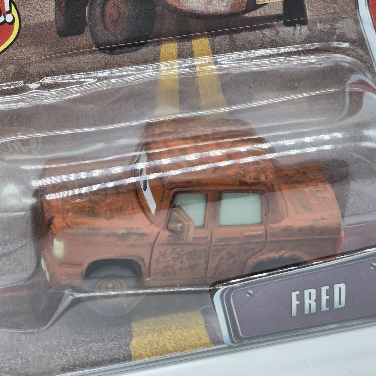 Fred Disney Pixar The World Of Cars 1:55 Diecast Toy Rusty Car 20081