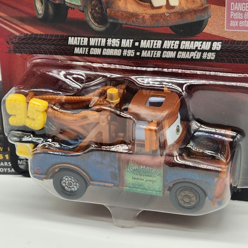 Mater With #95 Hat 2026 Disney Pixar Cars 1:55 Mattel Diecast New 1