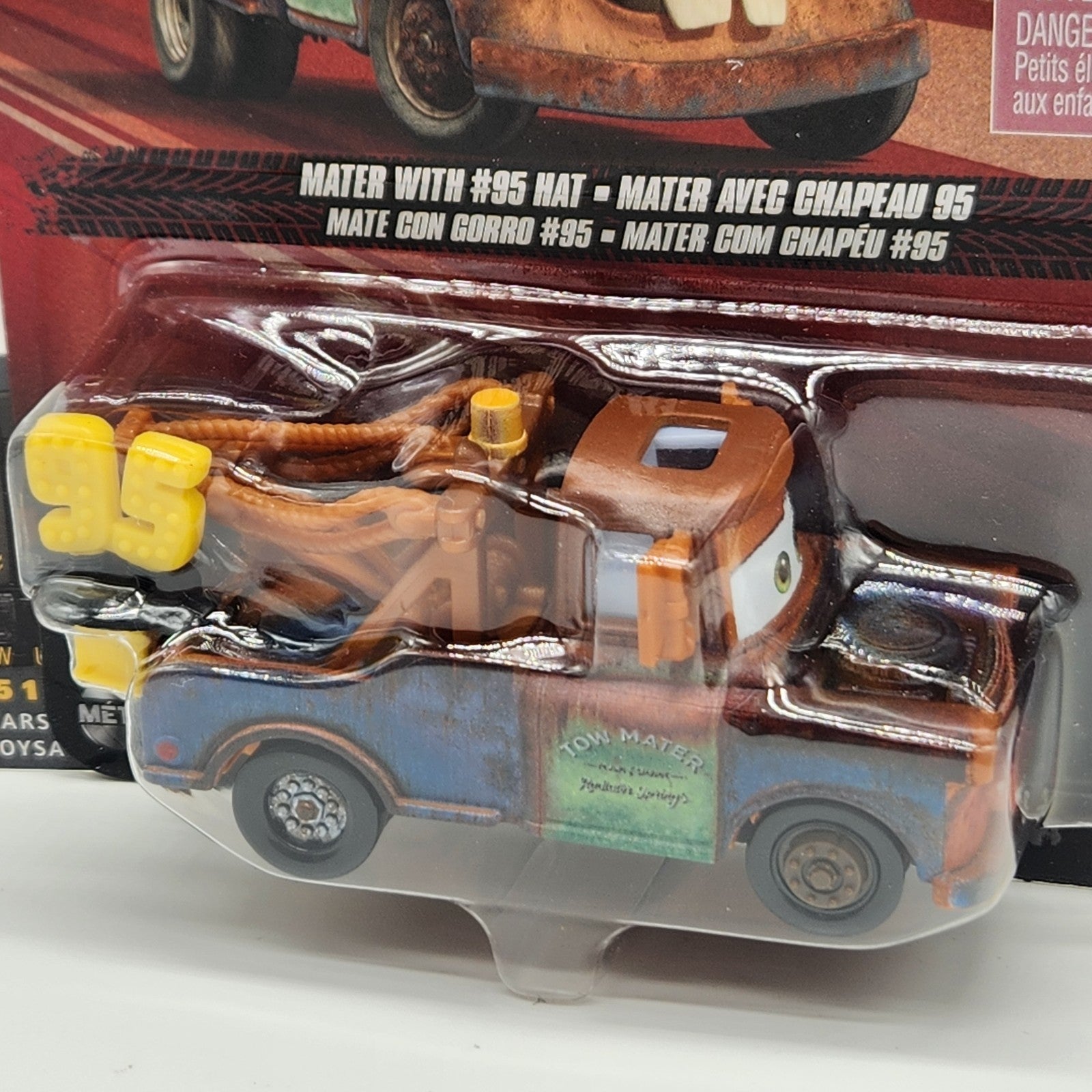 Mater With #95 Hat 2026 Disney Pixar Cars 1:55 Mattel Diecast New 1