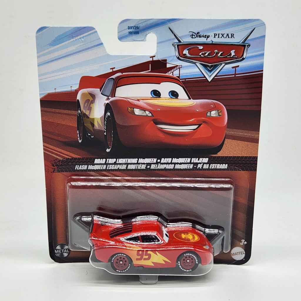 DISNEY PIXAR CARS ROAD TRIP LIGHTNING MCQUEEN METAL HKY34 20240