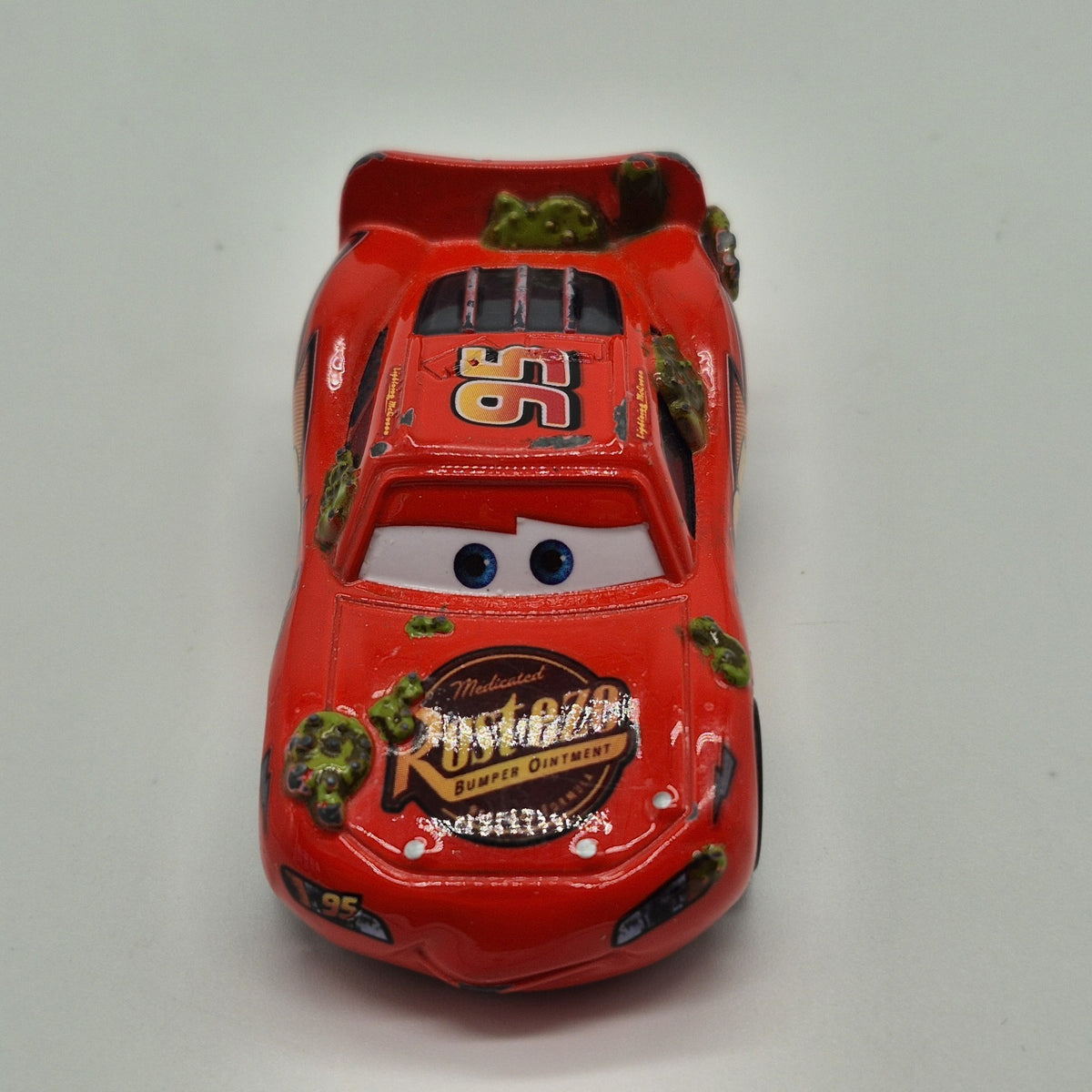 Disney Pixar Cars Cactus Lightning McQueen 1:55 Diecast Rust-eze #959