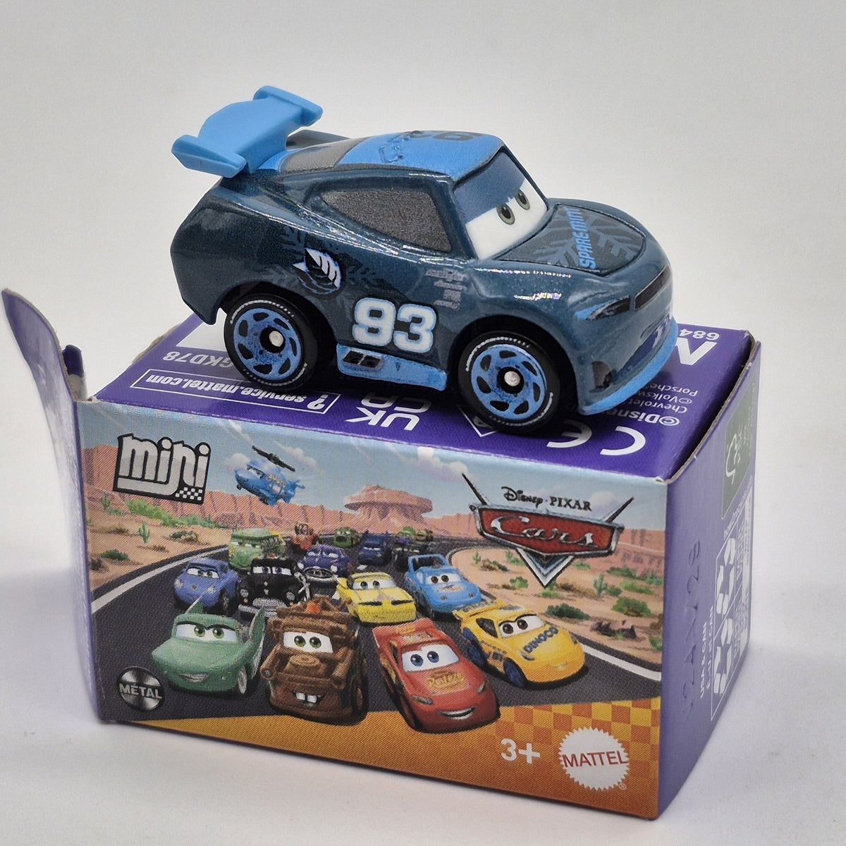 Nick Shift Sparemint 2026 Disney Pixar Cars Series 3 Mini Racers 1:87 Diecast0