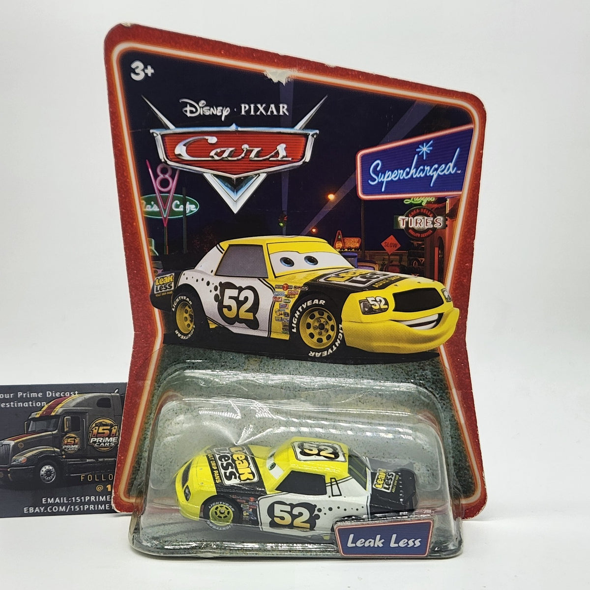 Leak Less Claude Scruggs 2007 Disney Pixar Cars Supercharged 1:55 Diecast0
