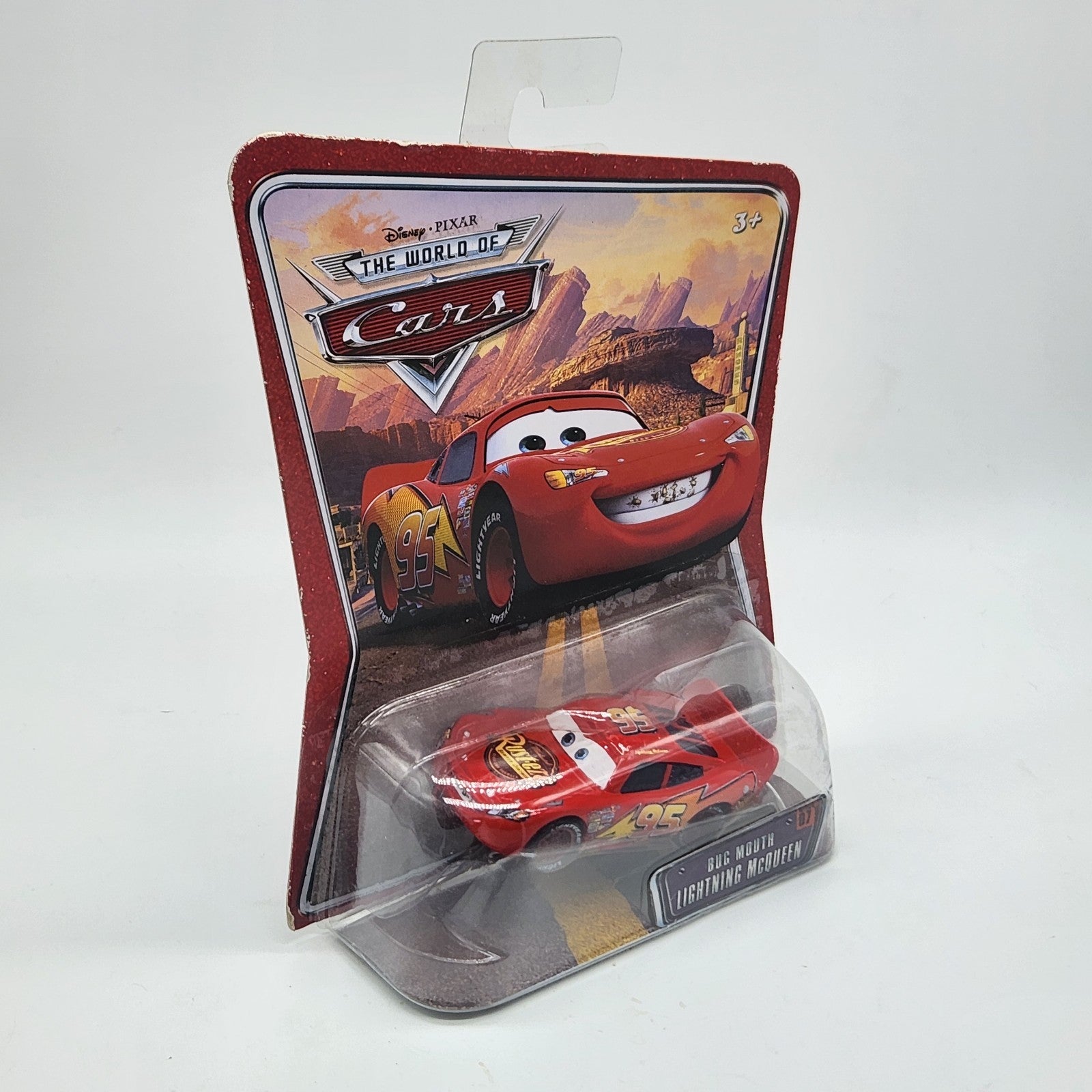Bug Mouth Lightning McQueen 2008 Disney Pixar World Of Cars 1:55 Diecast Car4