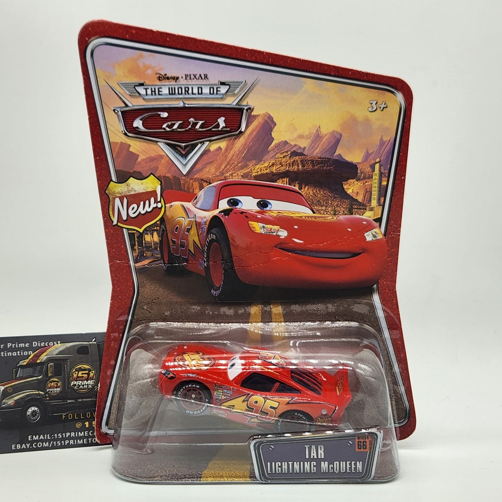 Tar Lightning Mcqueen 2008 Mattel Disney Pixar Cars 1:55 Diecast0
