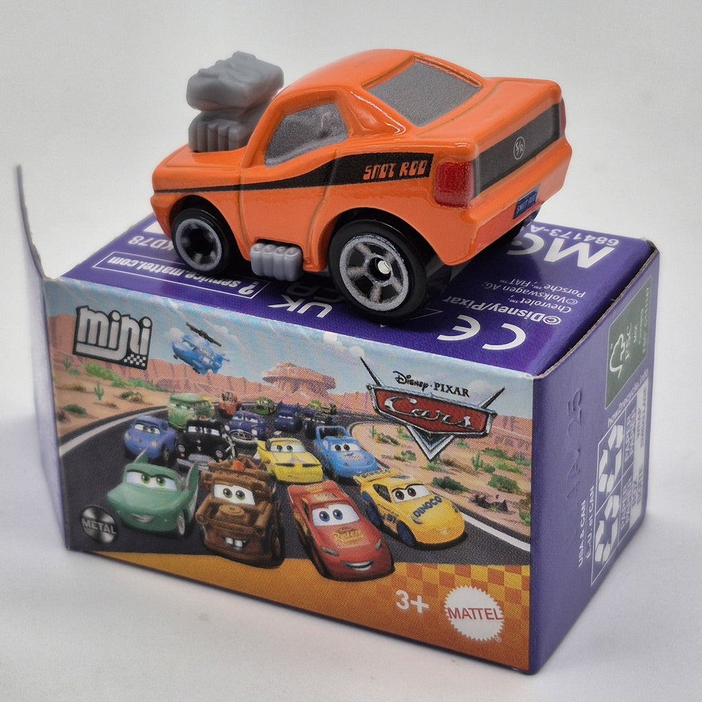 Snotrod Tuners 2026 Disney Pixar Cars Mini Racers 1:87 Diecast Orange NEW1
