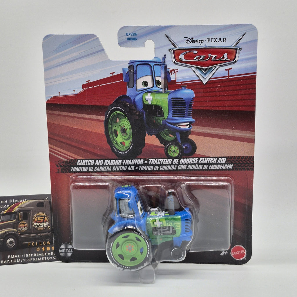 2026 DISNEY/PIXAR CARS Clutch Aid Racing Tractor 1:55 Diecast GRR830