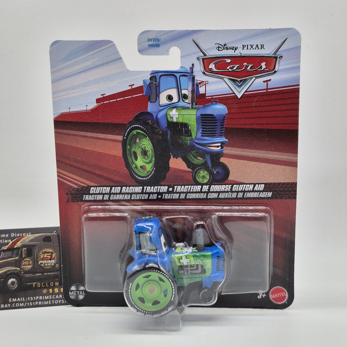 2026 DISNEY/PIXAR CARS Clutch Aid Racing Tractor 1:55 Diecast GRR830