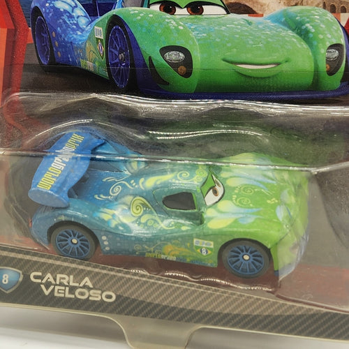 2010 Disney Pixar Cars 2 Carla Veloso 1:55 Mattel Diecast Toy V28111
