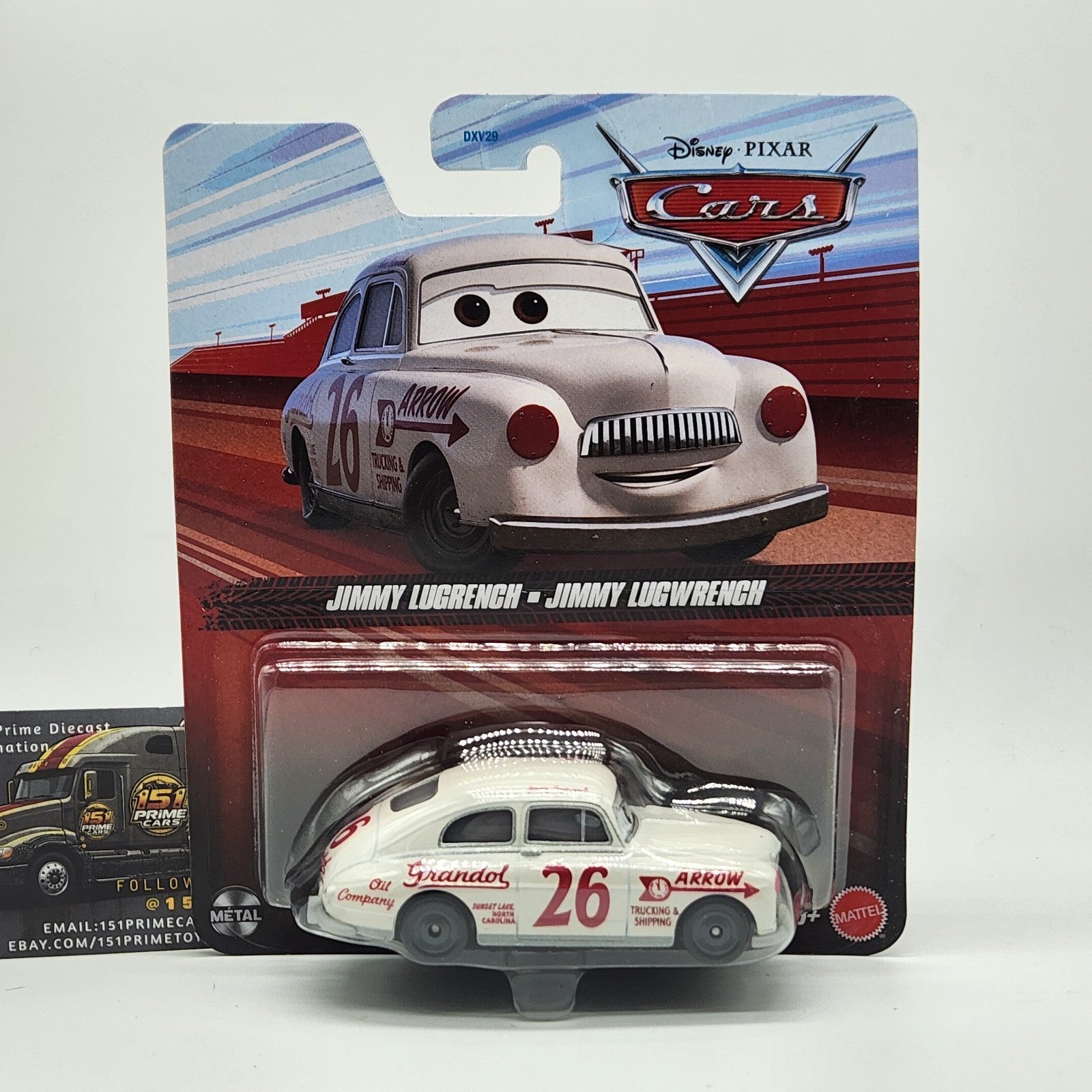 Jimmy Lugwrench Disney Pixar Cars 2026 Diecast Mattel 1:55 Grandol Oil GRR710