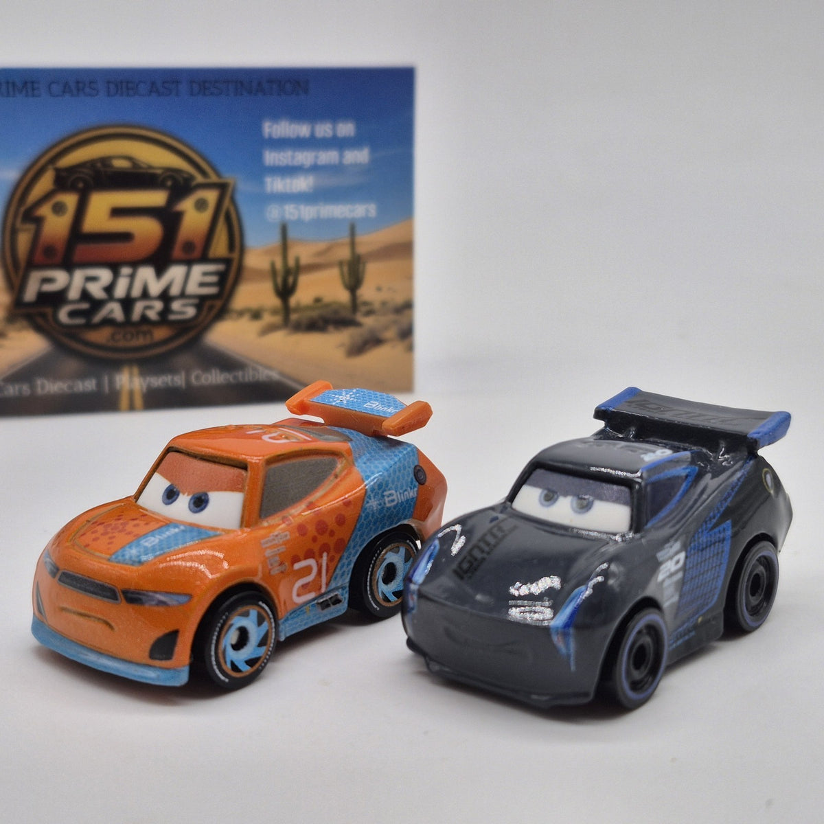 Jackson Storm And Ryan Laney Mini Racers Next Gen Disney Pixar Cars0