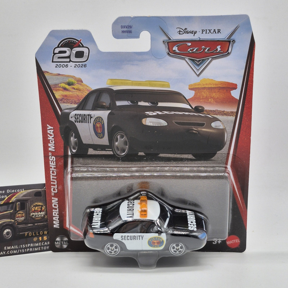 Marlon Clutches Mckay 2026 Disney Pixar Cars 20th Anniversary 1:55 Diecast Car1